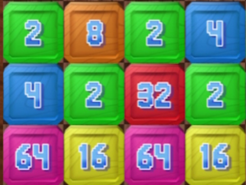 Joc 2048: Bloc de lemn  on-line