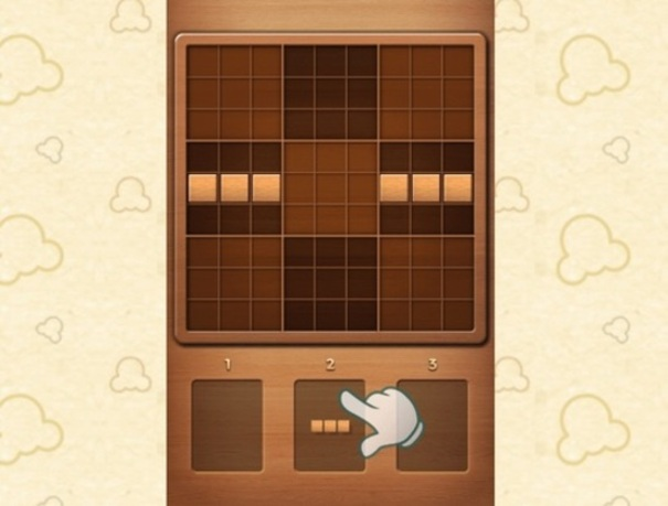 Joc Bloc de lemn puzzle  on-line