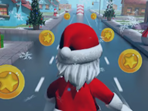 Joc Moș Roblox alergând  on-line
