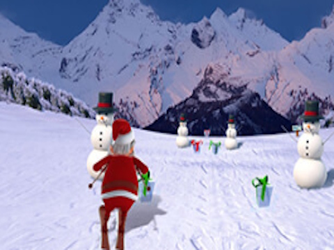 Joc Downhill Dash de Crăciun  on-line