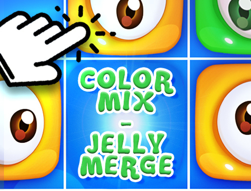 Joc Mix de culori - Jelly Merge  on-line