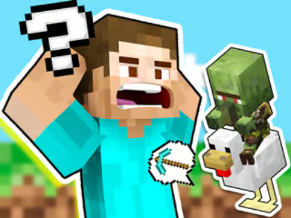 Joc Test pentru copii: Ghici vocea Minecraft  on-line
