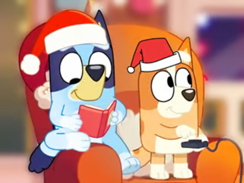 Joc Puzzle -ul Jigsaw: Bluey Christmas Party on-line