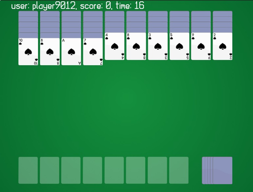 Joc Spider Solitaire Classic Ver on-line