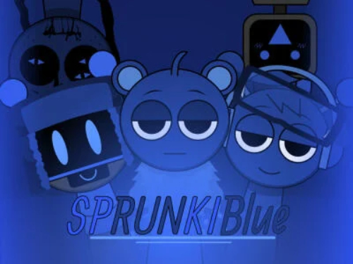 Joc Sprunki Blue Mod on-line