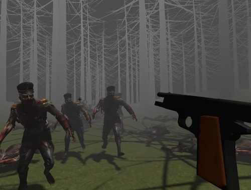 Joc Zombi într-o pădure  on-line