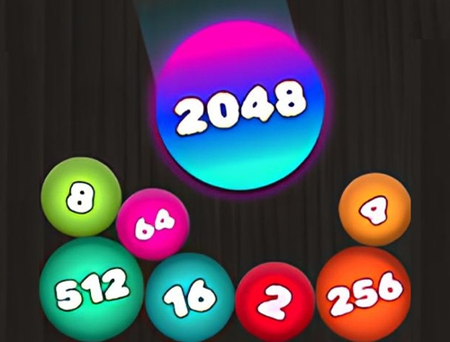 Joc 2048 Puzzle: Conectați bilele  on-line
