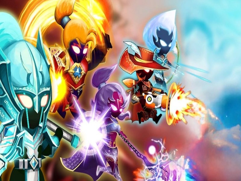 Joc Saga Stickman: Ninja Shadow Warriors on-line