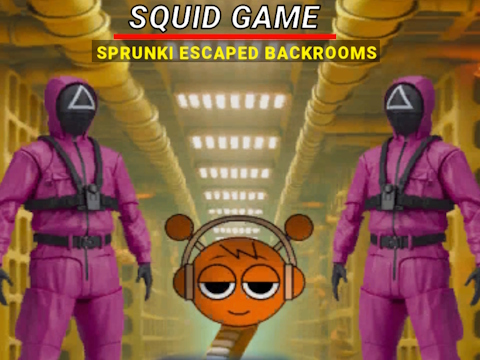 Joc Joc Calamar Sprunki Escaped Backrooms  on-line