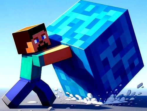 Joc Labirint 3D MineBlocks  on-line