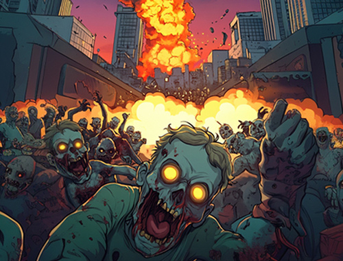 Joc Asediu zombi. io  on-line