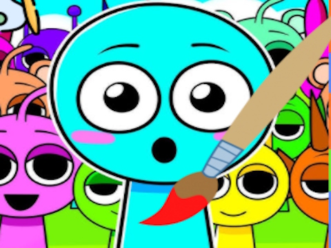 Joc Timp de colorat Sprunki  on-line