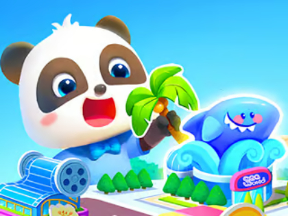 Joc Jigsaw Puzzle: Orașul de vis al bebelușului panda  on-line