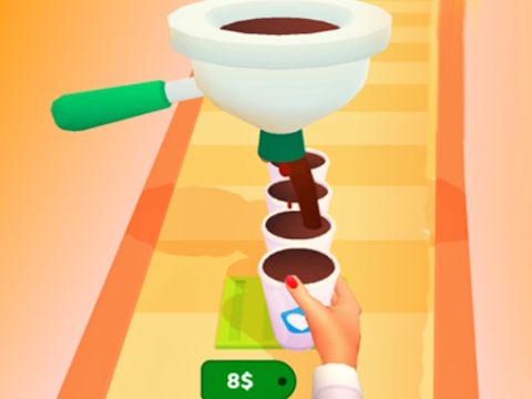 Joc Cafea run 3d  on-line