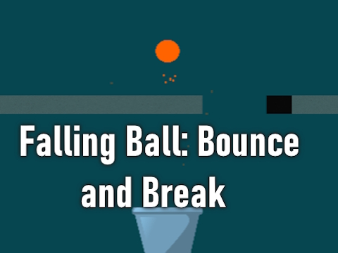 Joc Falling Ball: sări și pauză  on-line