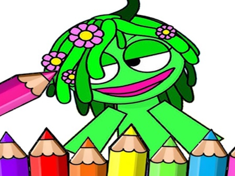 Joc Anime de muzică de colorat sprunki  on-line