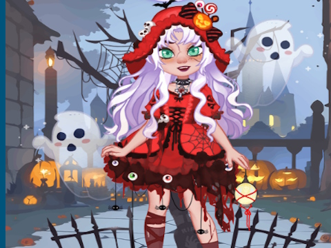 Joc Maker de avatar de păpușă de Halloween  on-line
