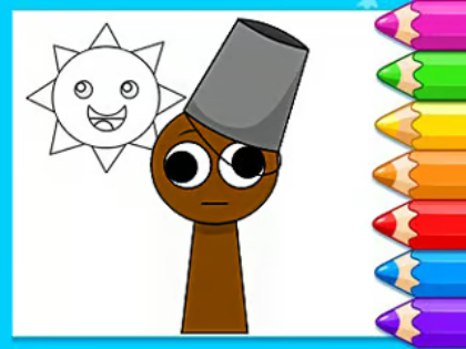 Joc Carte de colorat: Sprunki Brud  on-line