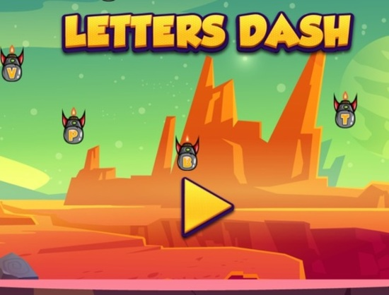 Joc Litere Dash  on-line