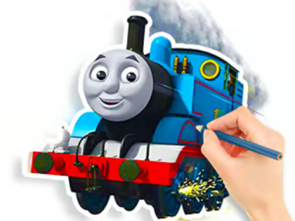 Joc Cartea de colorat: Thomas  on-line