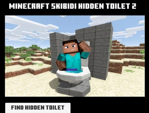 Joc Minicraft Skibidi Toaletă ascunsă 2  on-line