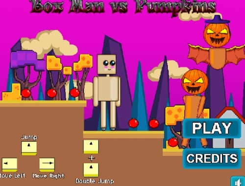 Joc Box Man vs Pumpkins on-line