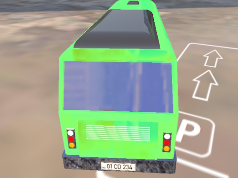 Joc Antrenament cu autobuzul de parcare  on-line