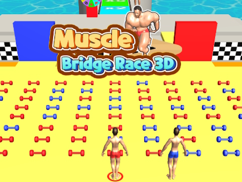 Joc Race Muscle Bridge Race 3D  on-line