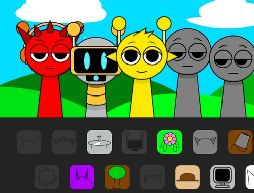 Joc Horror sprunki incredibox  on-line