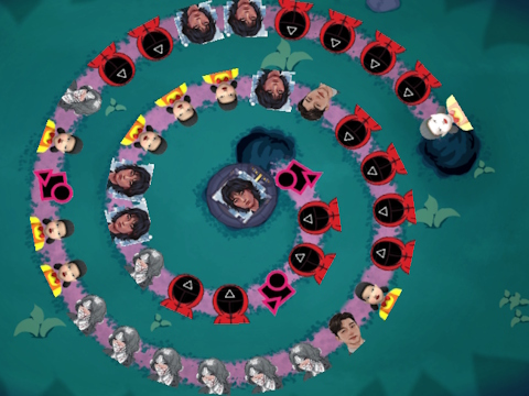 Joc Squid Game Bubble Shooter on-line
