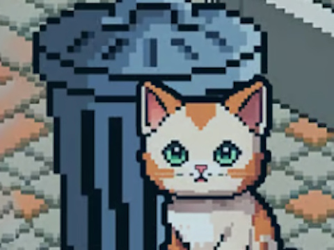 Joc Pixel Cat Simulator: animalele mele de companie  on-line