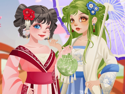 Joc Girly Spring Hanfu on-line