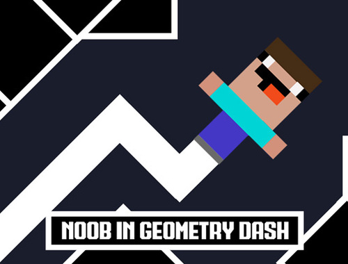 Joc Noob in Geometrie Dash  on-line