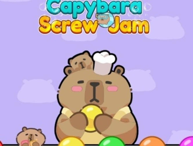 Joc Gem cu șuruburi capybara  on-line