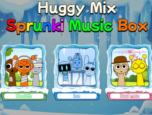 Joc Huggy Mix Sprunki Music Box on-line