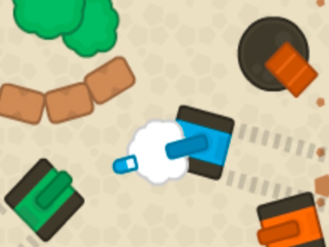 Joc 1 2 3 4 Player Tank Game 2d on-line