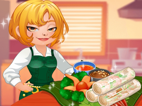 Joc Roxie's Kitchen: Spring Roll on-line