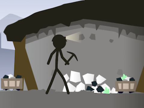 Joc Simulator minier Stickman  on-line