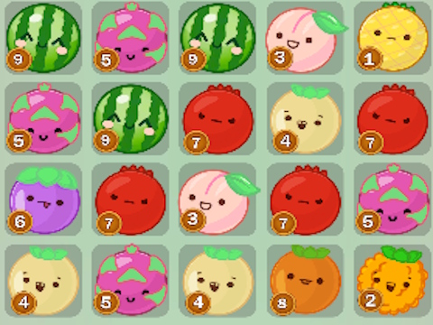 Joc Dice Puzzle: fructe!  on-line