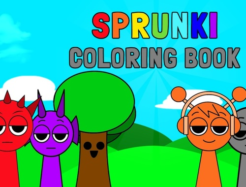 Joc Cartea de colorat Sprunki  on-line