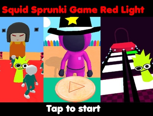 Joc Squid Sprunki Game Red Light on-line