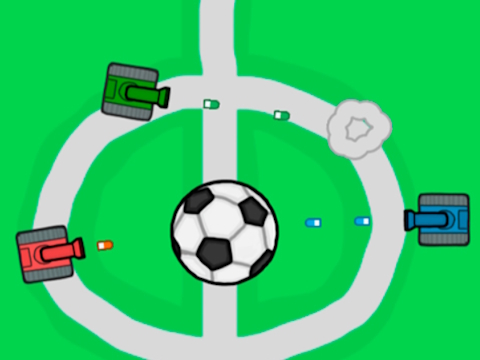 Joc Tank Soccer Battle 1 2 3 4 Jucător  on-line