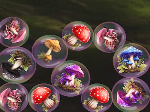 Joc Mergemushrooms: 2048! on-line