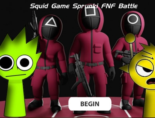 Joc Joc de calmar Sprunki FNF Battle  on-line