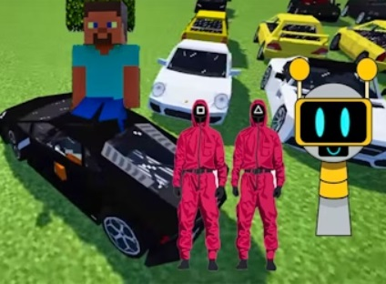 Joc Minecraft Squid Sprunki Drift Multiplayer on-line