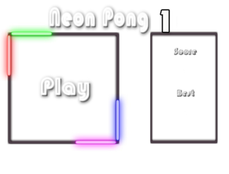 Joc Neon pong 1 on-line