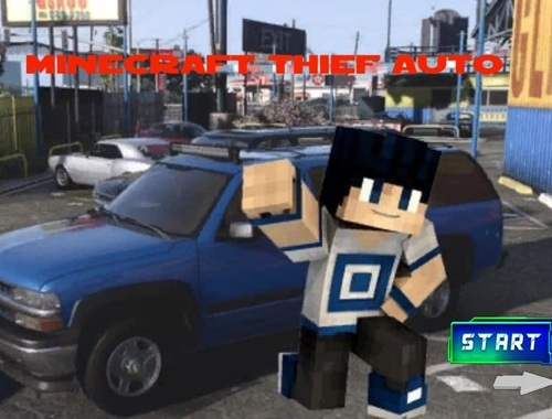Joc Minecraft Thief Auto on-line