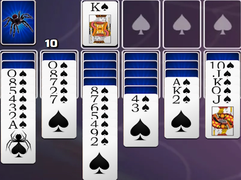 Joc SPADES SPIDER SOLITAIRE  on-line