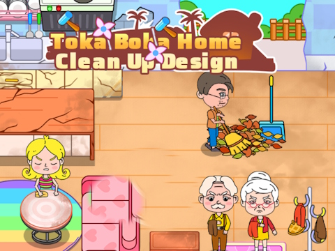 Joc Toka Boka Home Clean up Design  on-line