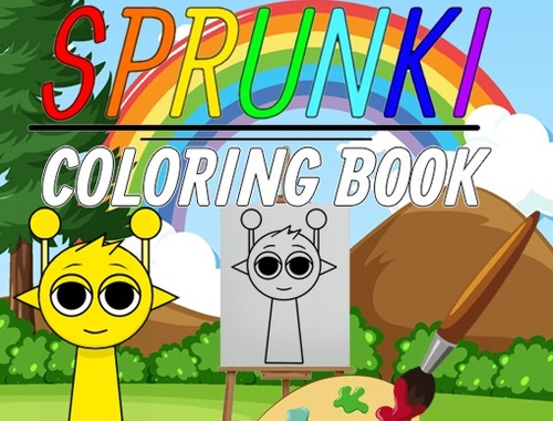 Joc Cartea de colorat Sprunki  on-line